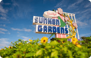 Sunken Gardens, RentATrolley